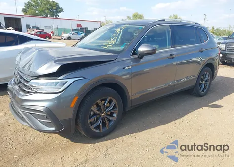 2022 Volkswagen Tiguan 2.0T Se z USA, uszkodzony, nr VIN 3VV3B7AX2NM161144